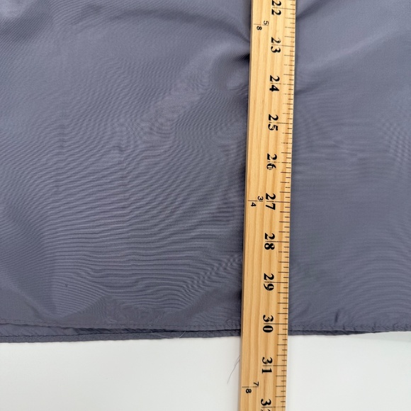 Rory Beca Dress Women XS NEW Gray Silk V Neck Short Cap Sleeves Mini Vintage - Picture 9 of 10